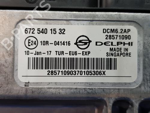 Engine control unit (ECU) SSANGYONG RODIUS II 2.2 Xdi | BP19405321M57 