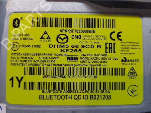 Electronic module MAZDA 2 Hatchback (DL, DJ)  | BP23330028M83 