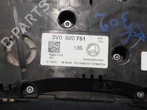 Instrument cluster SKODA SUPERB III (3V3) 2.0 TDI | BP15287314C47 