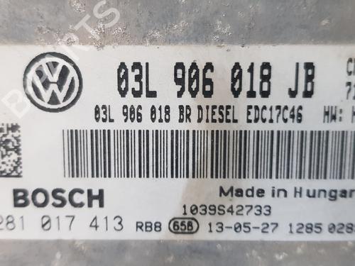 Engine control unit (ECU) SKODA SUPERB II Estate (3T5) 2.0 TDI 16V | BP8639886M57 