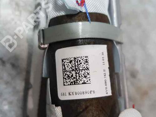 Right curtain airbag SKODA FABIA III (NJ3) 1.0 | BP7652791C12 
