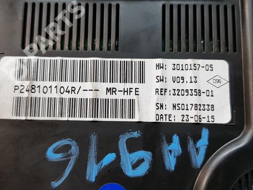 Instrument cluster RENAULT KADJAR (HA_, HL_)  | BP7949472C47 
