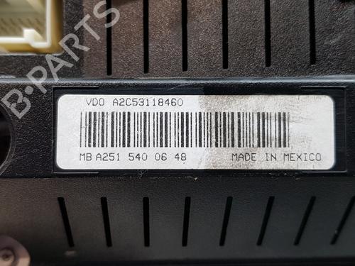 Instrument cluster MERCEDES-BENZ R-CLASS (W251, V251) R 320 CDI 4-matic (251.022, 251.122) | BP18164122C47 