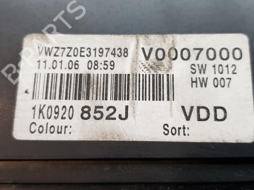 Instrument cluster VW GOLF V (1K1)  | BP13550749C47 