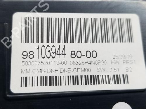 Instrument cluster PEUGEOT 3008 II SUV (MC_, MR_, MJ_, M4_)  | BP21801616C47 