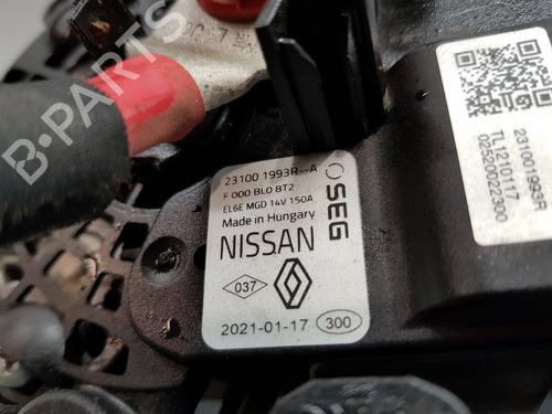 Generator RENAULT MEGANE IV Hatchback (B9A/M/N_) 1.3 TCe 140 (B9NB) | BP23442088M7 