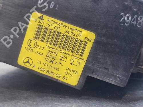 Right headlight MERCEDES-BENZ A-CLASS (W169) A 180 CDI (169.007, 169.307) | BP17703582C29 