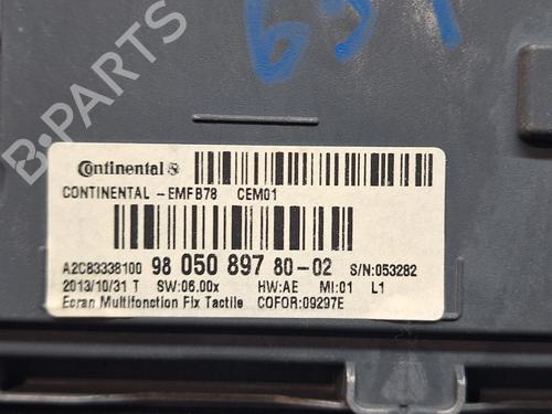 Display monitor CITROËN C4 Grand Picasso II (DA_, DE_) 1.6 HDi / BlueHDi 115 | BP16477766C48 