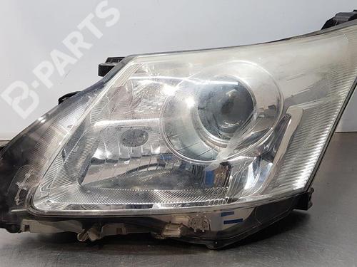 Used Left headlight Left headlight TOYOTA AVENSIS Saloon (_T27_) 2.2 D-4D (ADT271_, ADT271R) (150 hp) 11131011 11131011