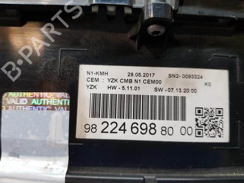 Instrument cluster PEUGEOT RIFTER  | BP26552366C47 