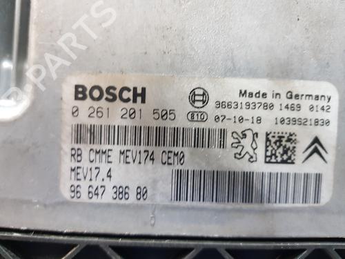 Engine control unit (ECU) PEUGEOT 207 (WA_, WC_)  | BP27524521M57 