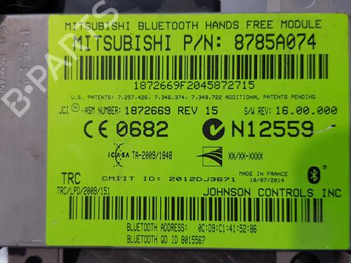 Elektronisk modul MITSUBISHI OUTLANDER III (GG_W, GF_W, ZJ, ZL, ZK) 2.2 Di-D (GF6W) | BP8242007M83 