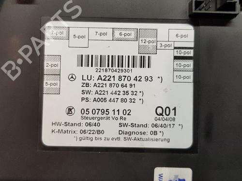 Electronic module MERCEDES-BENZ S-CLASS (W221, V221)  | BP18322951M83 