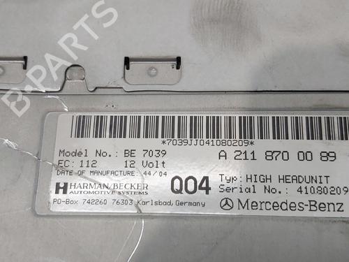 Radio MERCEDES-BENZ E-CLASS (W211) E 280 CDI (211.023) | BP15962884E6 