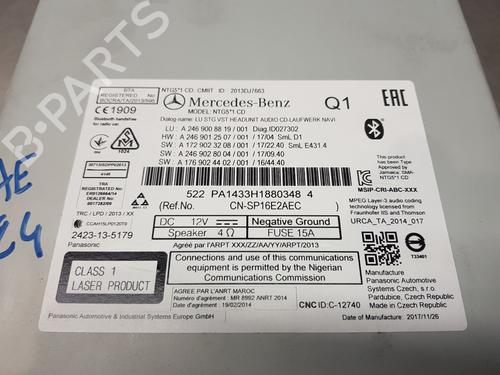 Radio MERCEDES-BENZ A-CLASS (W176)  | BP29329721E6 