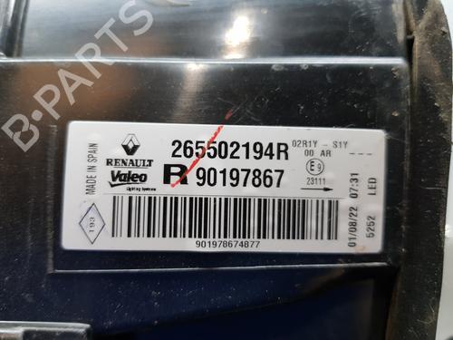 Højre baglygte bagklap RENAULT MEGANE IV Hatchback (B9A/M/N_)  | BP29427686C80 