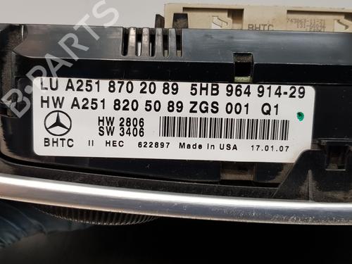 Climate control MERCEDES-BENZ M-CLASS (W164) ML 320 CDI 4-matic (164.122) | BP18146916I5 