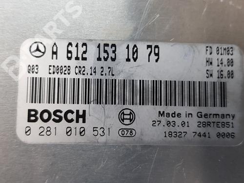 Engine control unit (ECU) MERCEDES-BENZ C-CLASS (W203) C 270 CDI (203.016) | BP8818254M57 
