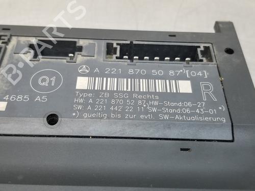 Control unit MERCEDES-BENZ S-CLASS (W221, V221) S 420 CDI (221.028, 221.128) | BP18040461M11 