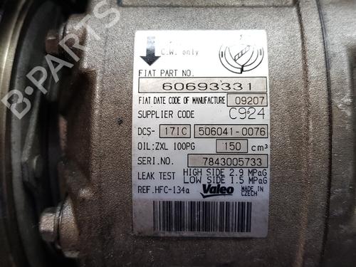 AC Kompressor ALFA ROMEO 159 (939_) 1.9 JTDM 16V (939AXC1B, 939AXC12) | BP13932831M34 