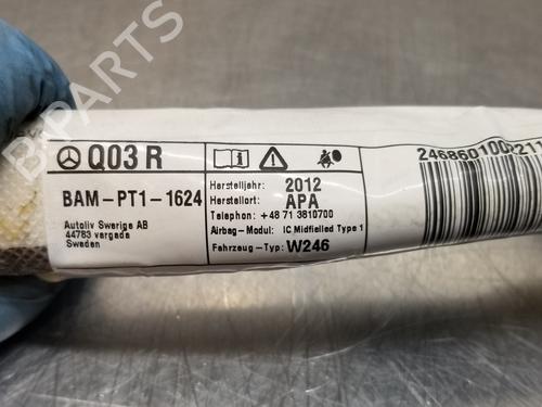 Right curtain airbag MERCEDES-BENZ B-CLASS Sports Tourer (W246, W242)  | BP18323030C12 