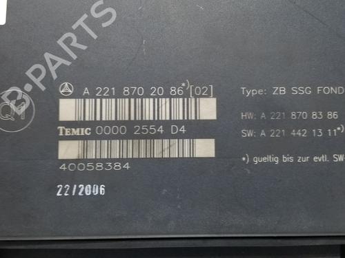Electronic module MERCEDES-BENZ S-CLASS (W221, V221)  | BP18051936M83 