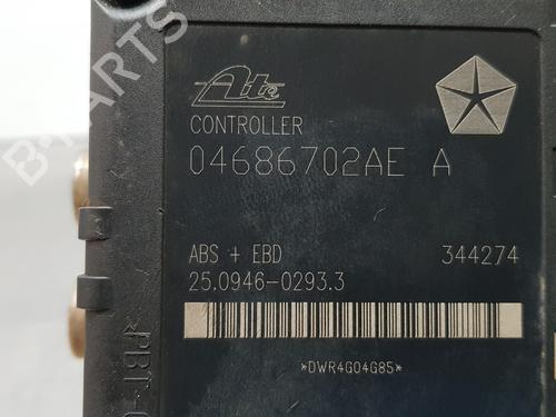 ABS pump CHRYSLER VOYAGER IV (RG, RS) 2.5 CRD | BP16123310M43 