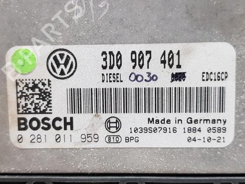 Motorstyringsenhet VW PHAETON (3D1, 3D2, 3D3, 3D4, 3D6, 3D7, 3D8, 3D9) 3.0 V6 TDI 4motion | BP12261672M57 
