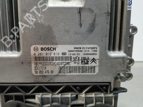 Engine control unit (ECU) PEUGEOT 2008 I (CU_) 1.6 HDi | BP17684718M57 