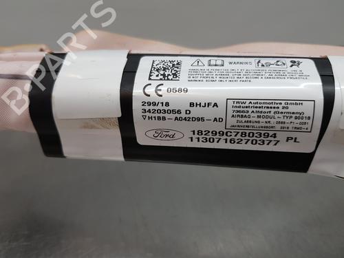 Left curtain airbag FORD FIESTA VII (HJ, HF) 1.0 EcoBoost | BP23417430C11