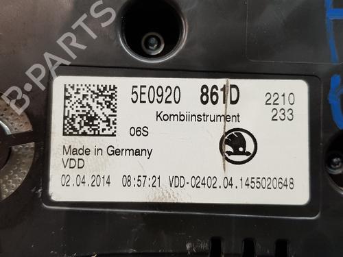 Instrument cluster SKODA OCTAVIA III (5E3, NL3, NR3) 1.6 TDI | BP18083932C47 