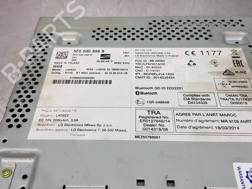 Radio SEAT IBIZA IV ST (6J8, 6P8)  | BP17554932E6 