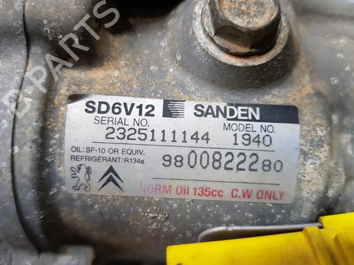 AC compressor PEUGEOT 206+ (2L_, 2M_)  | BP30845236M34 