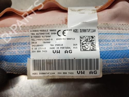 Right curtain airbag VW POLO VI (AW1, BZ1, AE1)  | BP29455627C12 