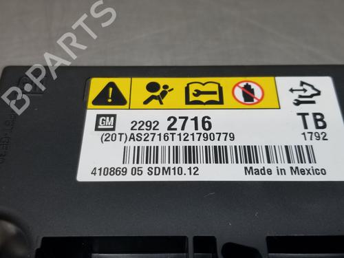 ECU airbags OPEL INSIGNIA A (G09)  | BP20125558M53 