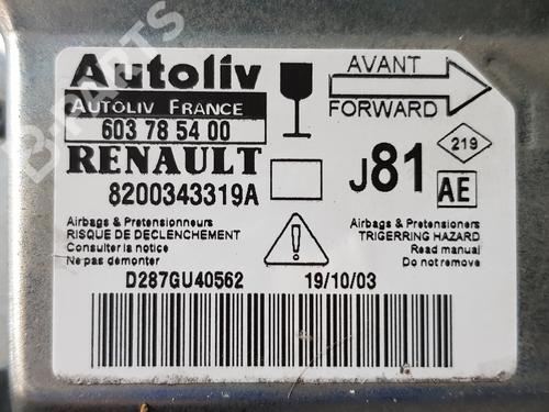 Kollisjonspute styreenhet RENAULT ESPACE IV (JK0/1_)  | BP10100627M53 