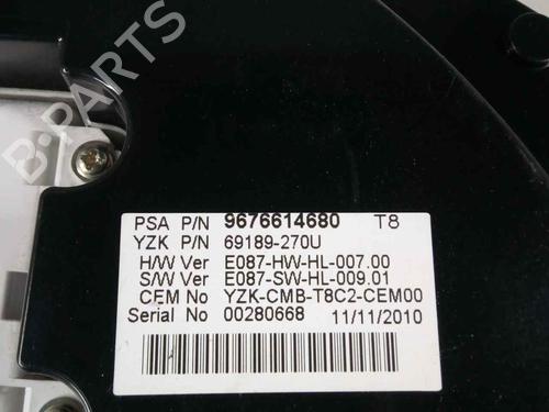 Instrument cluster PEUGEOT 3008 I MPV (0U_) 1.6 HDi | BP10723635C47 