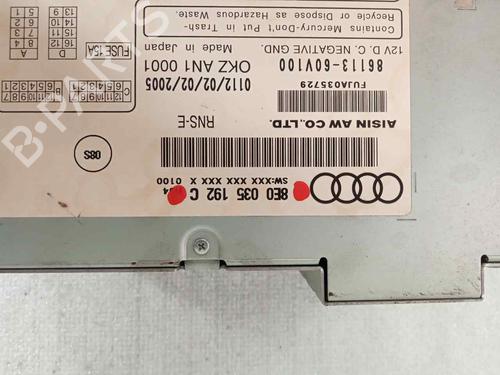 Radio AUDI A4 B7 (8EC) 2.5 TDI | BP27199137E6 