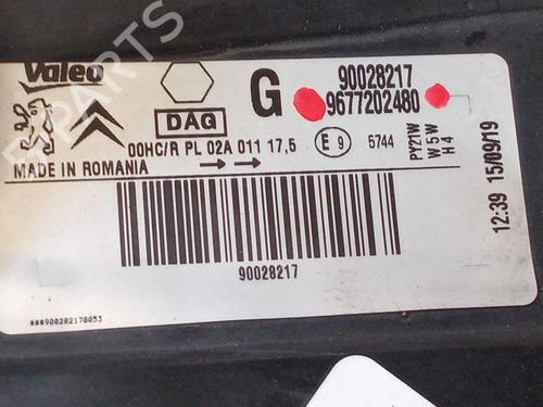 Left headlight PEUGEOT PARTNER Tepee  | BP32445004C28 