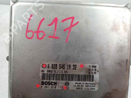 Engine control unit (ECU) MERCEDES-BENZ A-CLASS (W168) A 170 CDI (168.008) | BP15592139M57 