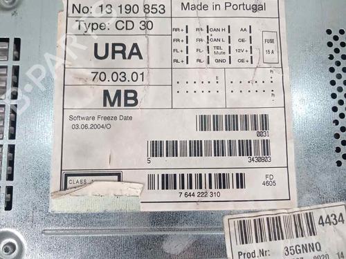 Bilradio OPEL VECTRA C (Z02) 1.9 CDTI (F69) | BP20237656E6 