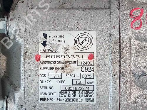 AC compressor ALFA ROMEO 159 (939_) 1.9 JTDM 16V (939AXC1B, 939AXC12) | BP19777387M34 