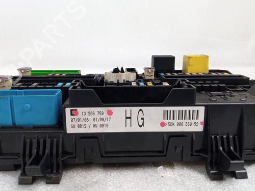 Fuse box OPEL ZAFIRA / ZAFIRA FAMILY B (A05)  | BP27236248E1 