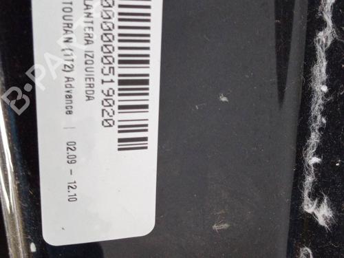 Right rear door VW TOURAN (1T1, 1T2) 2.0 TDI 16V | BP20172327C5 