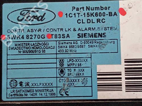 Módulo eletrónico FORD FOCUS I (DAW, DBW) 1.8 TDCi | BP16427157M83 
