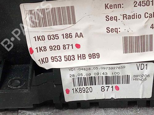 Instrument cluster VW SCIROCCO III (137, 138) 1.4 TSI | BP17745922C47 
