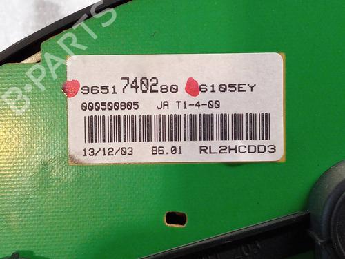 Instrument cluster PEUGEOT 206 Hatchback (2A/C) 1.4 HDi eco 70 | BP30489683C47