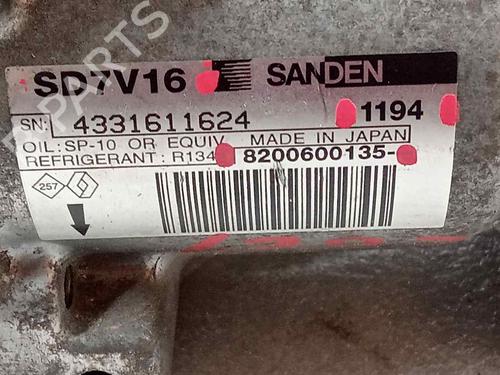 AC compressor DACIA LOGAN (LS_)  | BP16049446M34 