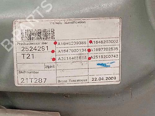 Rudehejsemekanisme ventre foran MERCEDES-BENZ M-CLASS (W164) ML 280 CDI 4-matic (164.120) | BP19519307C22 