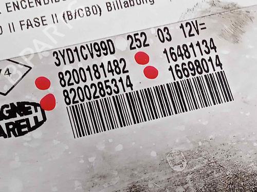 Elektronische module RENAULT CLIO II (BB_, CB_) 1.2 16V (BB05, BB0W, BB11, BB27, BB2T, BB2U, BB2V, CB05,... | BP27236247M83 